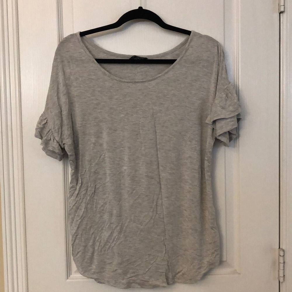 Hannah ruffled sleeve t-shirt